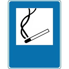 Знак Место курения 150х200 с-к пленка