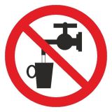 Знак Запрещается использовать в качестве питьевой воды d-150 мм с-к пленка