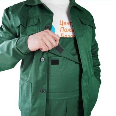 Полукомбинезон с курткой тёмно-зеленого цвета Грета размер 40-42* рост 1-2